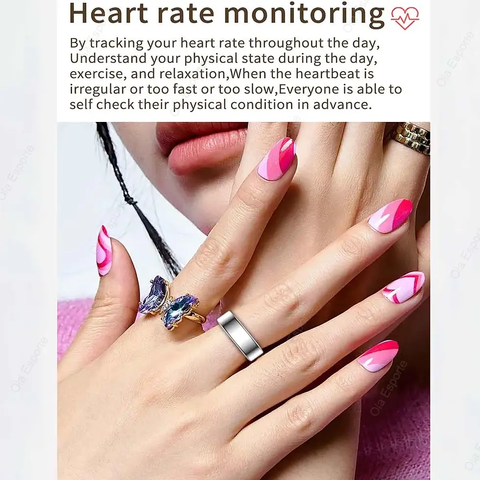 Thumbnail: 2026 New Smart Ring Men Women, Heart Rate Blood Oxygen and Sleep Monitor