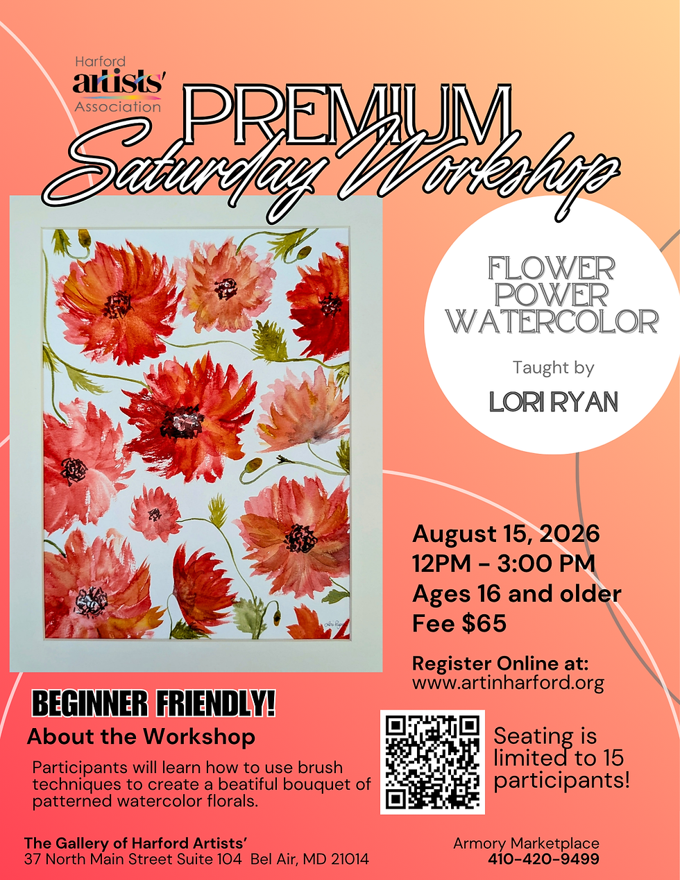 Flower Power Watercolor Workshop