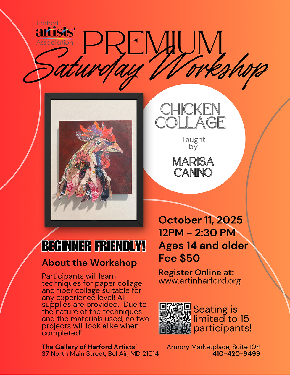 Chicken Collage Saturday Premium Workshop