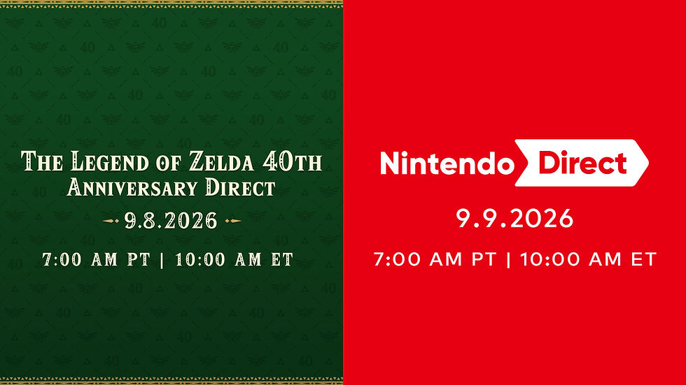 Double Nintendo Directs Schedule for Next Week