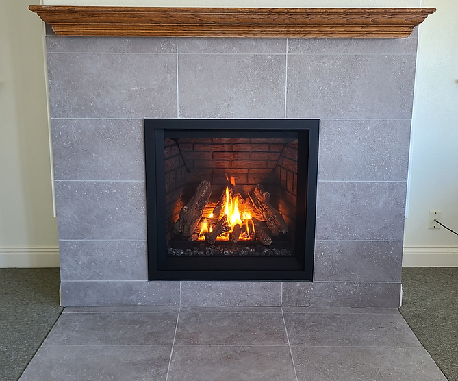 Enviro Q3 Gas Fireplace Remodel