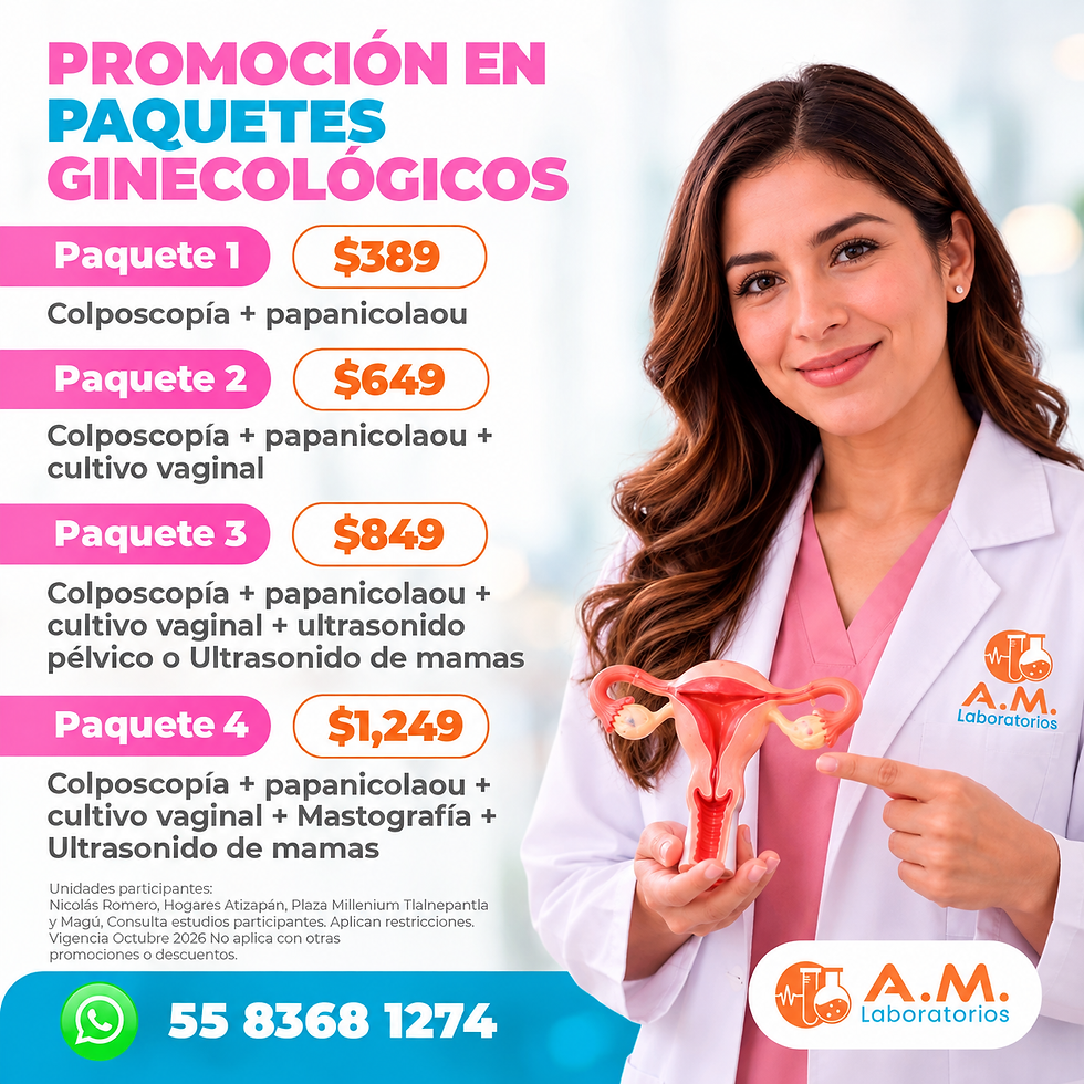 Promoción de paquetes ginecológicos