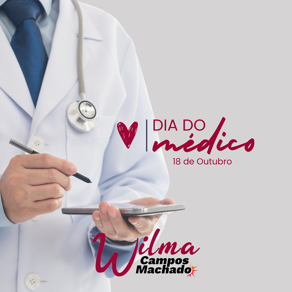 foto em comemoração para o dia do médico