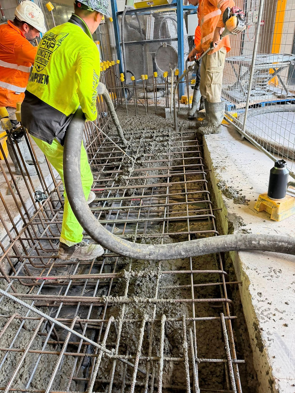 The crews have been busy over a few sites the last few weeks