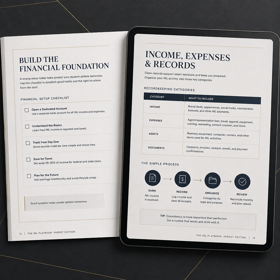 Thumbnail: The NIL Playbook for Parents of Student Athletes