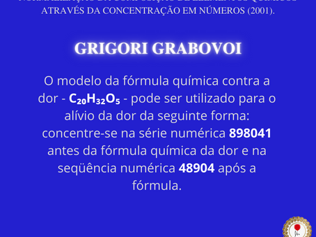 Fórmula química contra a dor - C₂₀H₃₂O₅ - GRIGORI GRABOVOI