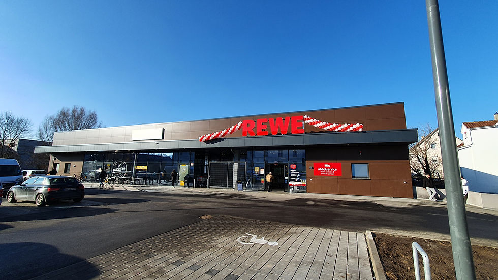 Wiedereröffnung des REWE-Markts in Reutlingen