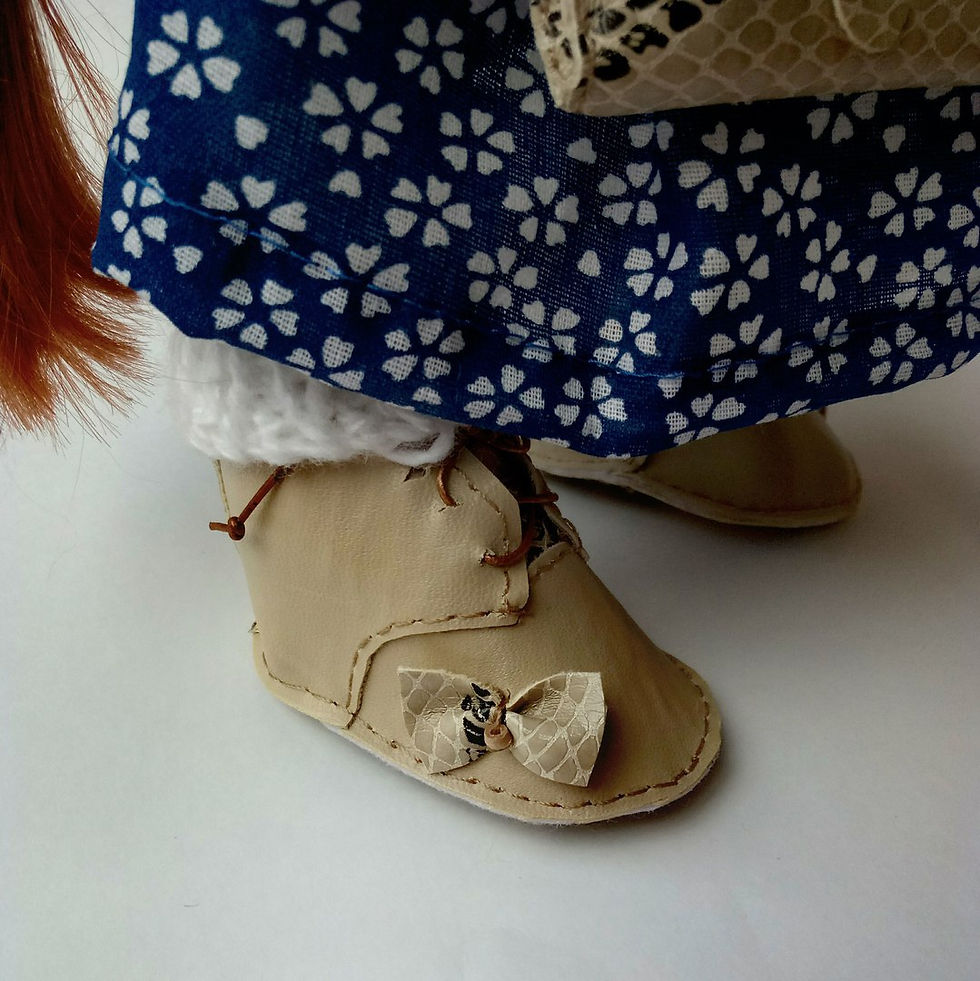 Миниатюра: Текстильная интерьерная кукла Тильда-Марина