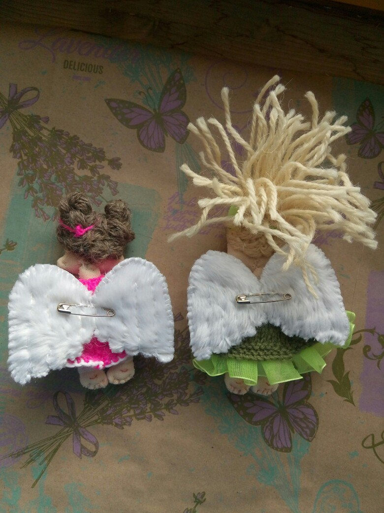 Миниатюра: Брошь Тильда-Ангел (Высота 10 см)