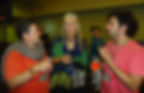 Mari with Tess Cullen & Pablo Laymuns