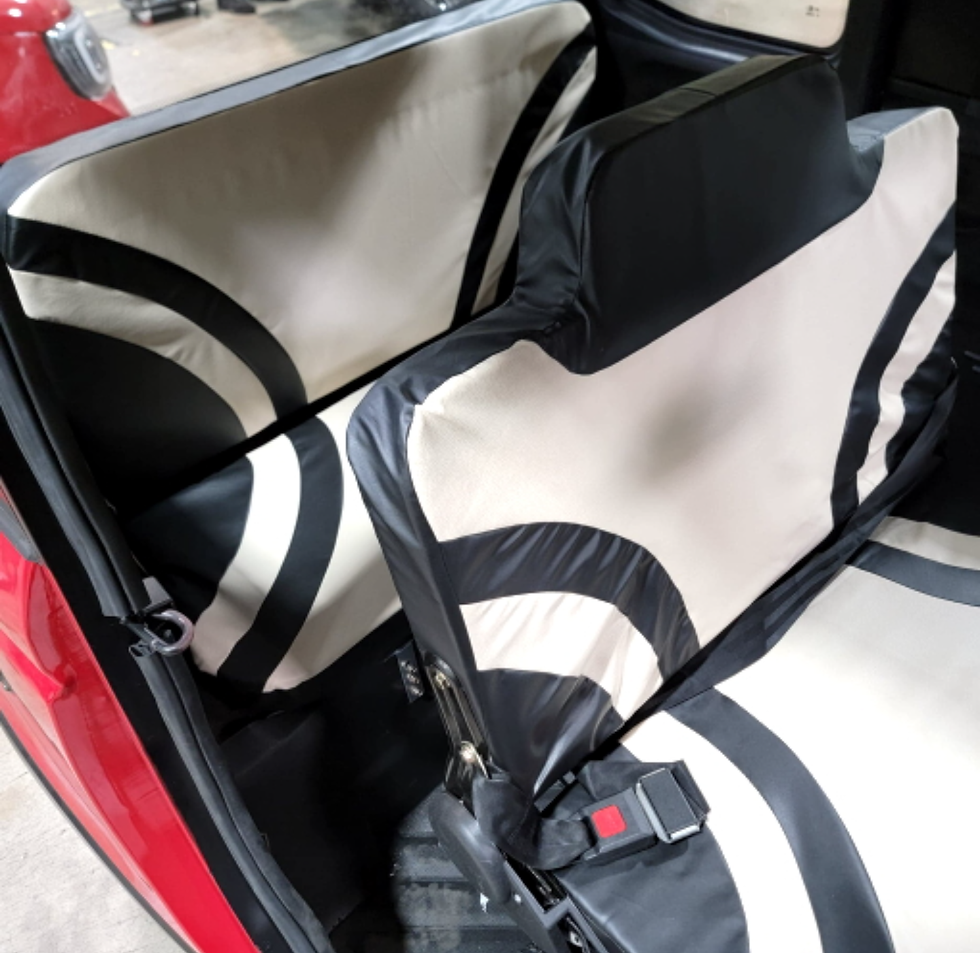 Thumbnail: Exotic Golf Cart - Black LSV Low Speed Vehicle