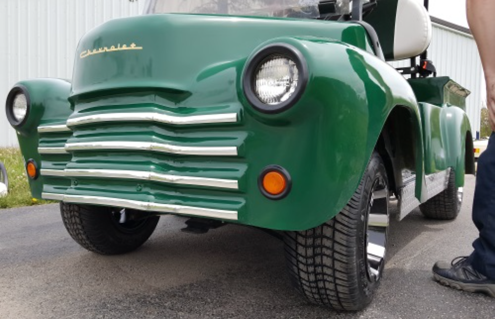 Thumbnail: Exotic Golf Cart - '47 Old School "Donk" Truck Custom | Low Speed Vehicle
