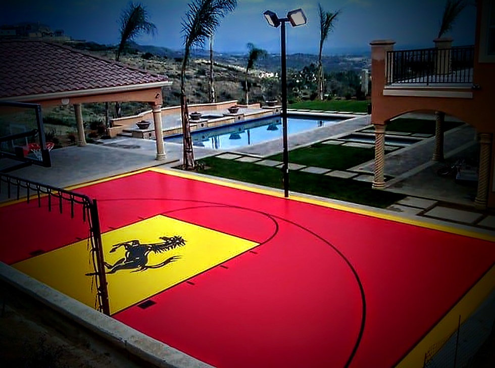 Half Basketball Court | Custom DIY Court Kit