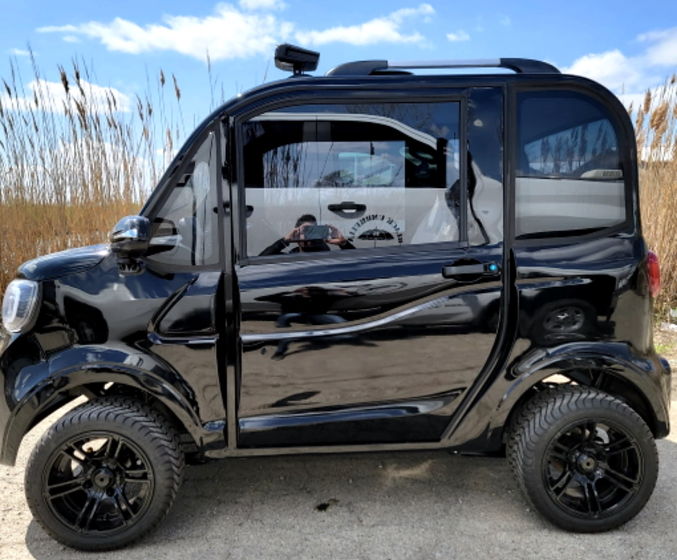 Thumbnail: Exotic Golf Cart - Black LSV Low Speed Vehicle