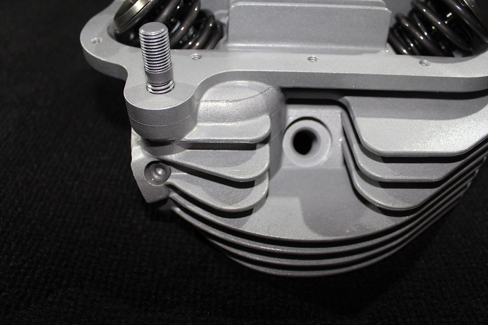 Thumbnail: Replica Motortechnic Mfg.Panhead Heads Set 1948-1954 with valves