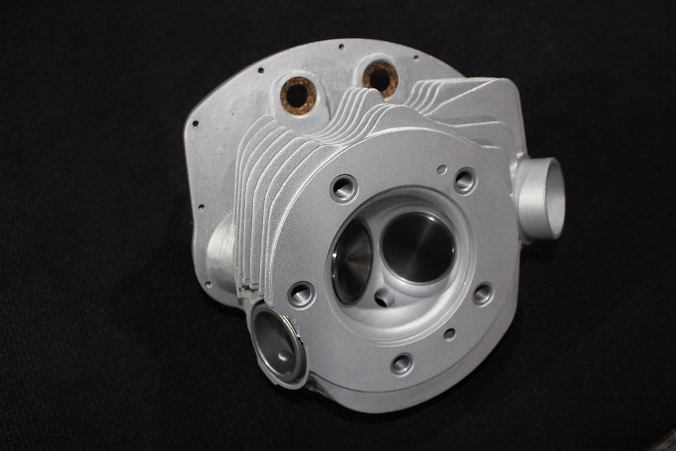 Thumbnail: Replica Motortechnic Mfg.Panhead Head Set 1948-1954 with valves and Rocker arms