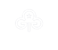 Girlguiding white logo on GG blue background.png