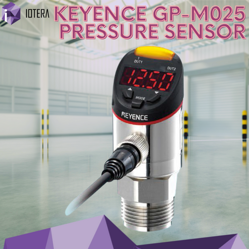 Keyence GPM025 Pressure Tekanan Sensor IoT Monitoring 25 Bar 2.5 MPa