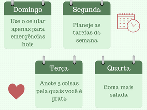Agenda de Autocuidado: 19 a 25/12