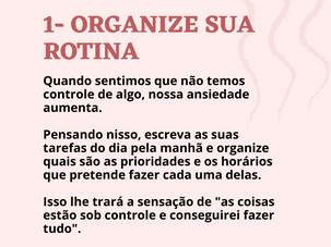 5 Dicas para Diminuir sua Ansiedade