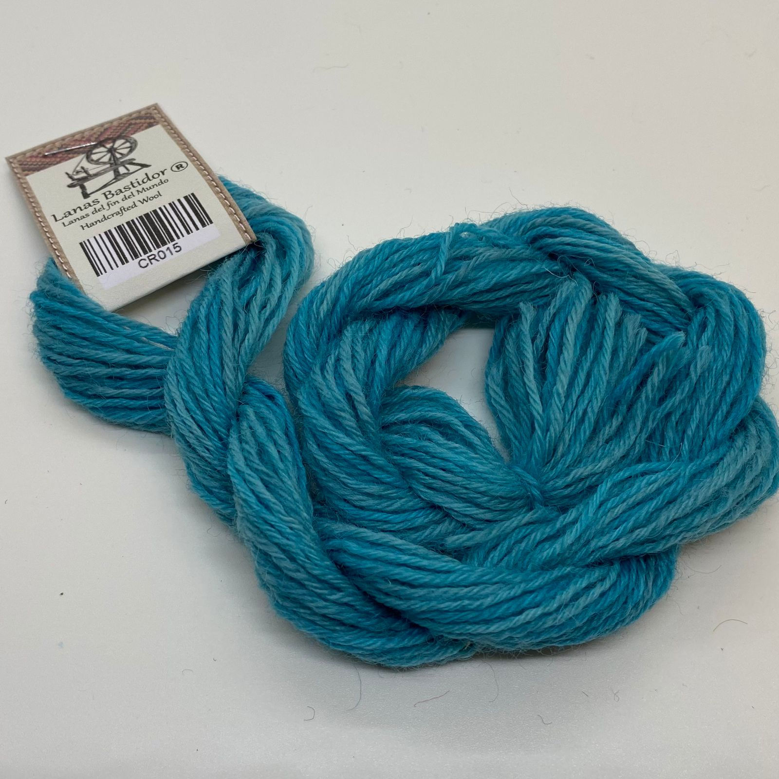 CR015 Trenza  FINGERING color Turquesa