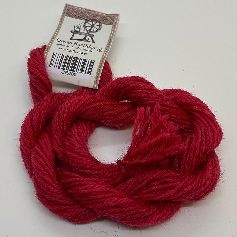 CR006 Trenza  FINGERING color Rojo