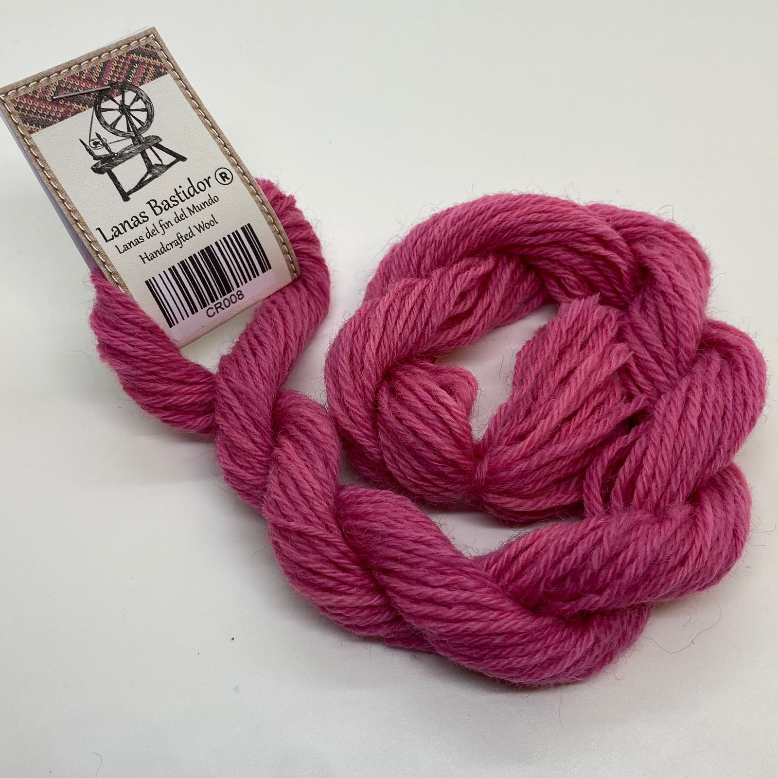 CR008 Trenza  FINGERING color Rosado Intenso