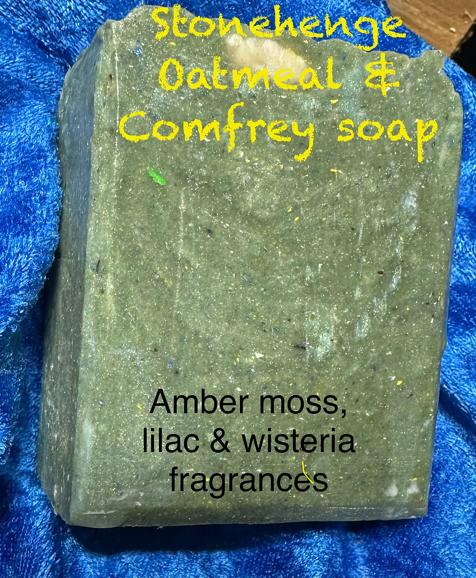 Stonehenge soap Handcrafted oatmeal