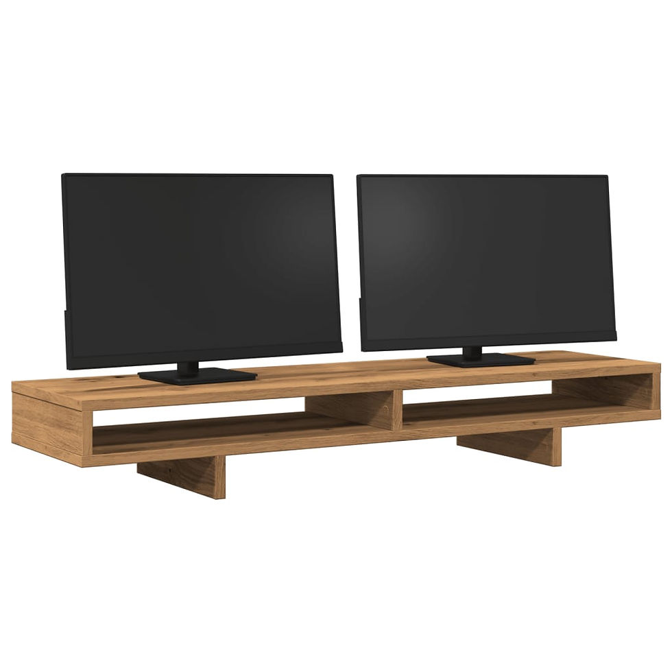 Miniaturbild: vidaXL Monitorständer Artisan-Eiche 100x27x15 cm Holzwerkstoff