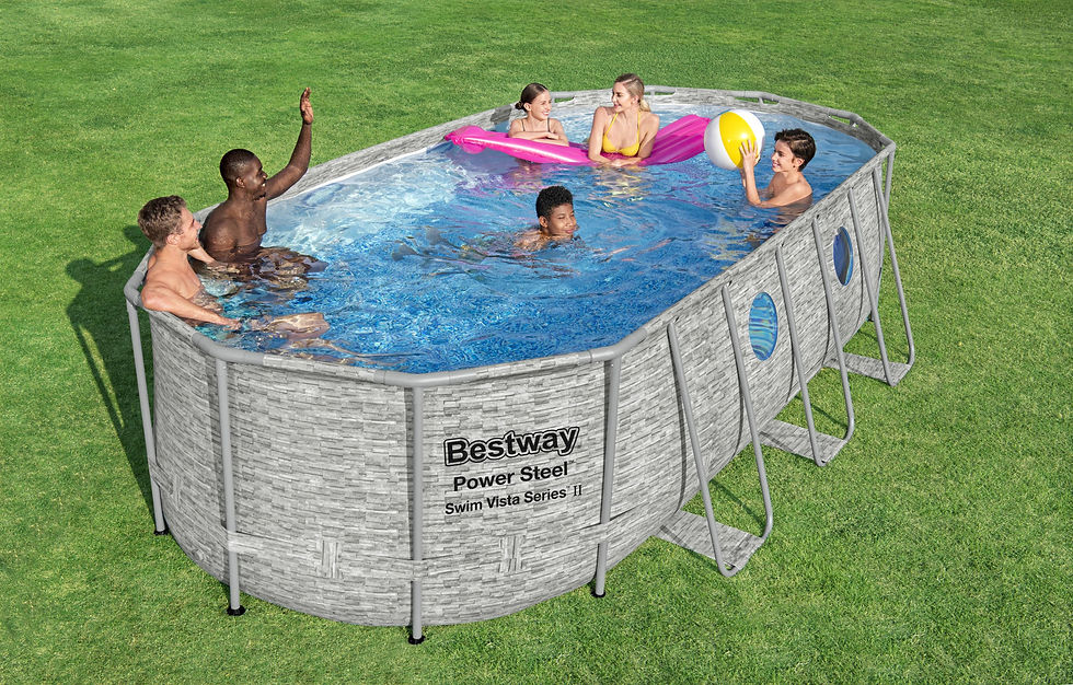 Miniaturbild: Bestway Ovalpool Komplett-Set 549 x 274 x 122 cm
