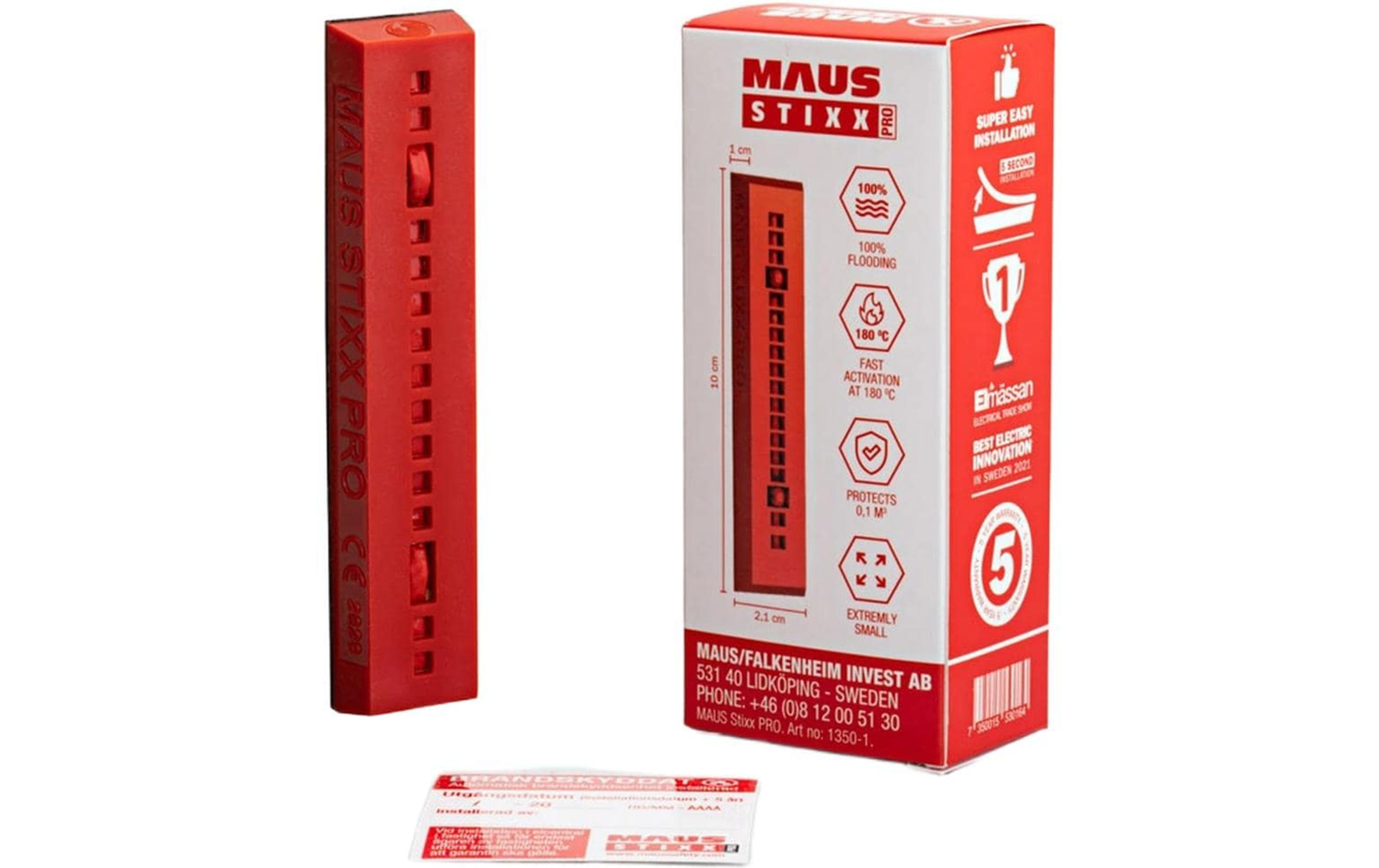 MAUS Switzerland Handfeuerlöscher Stixx «Pro» Brandklasse ABCF