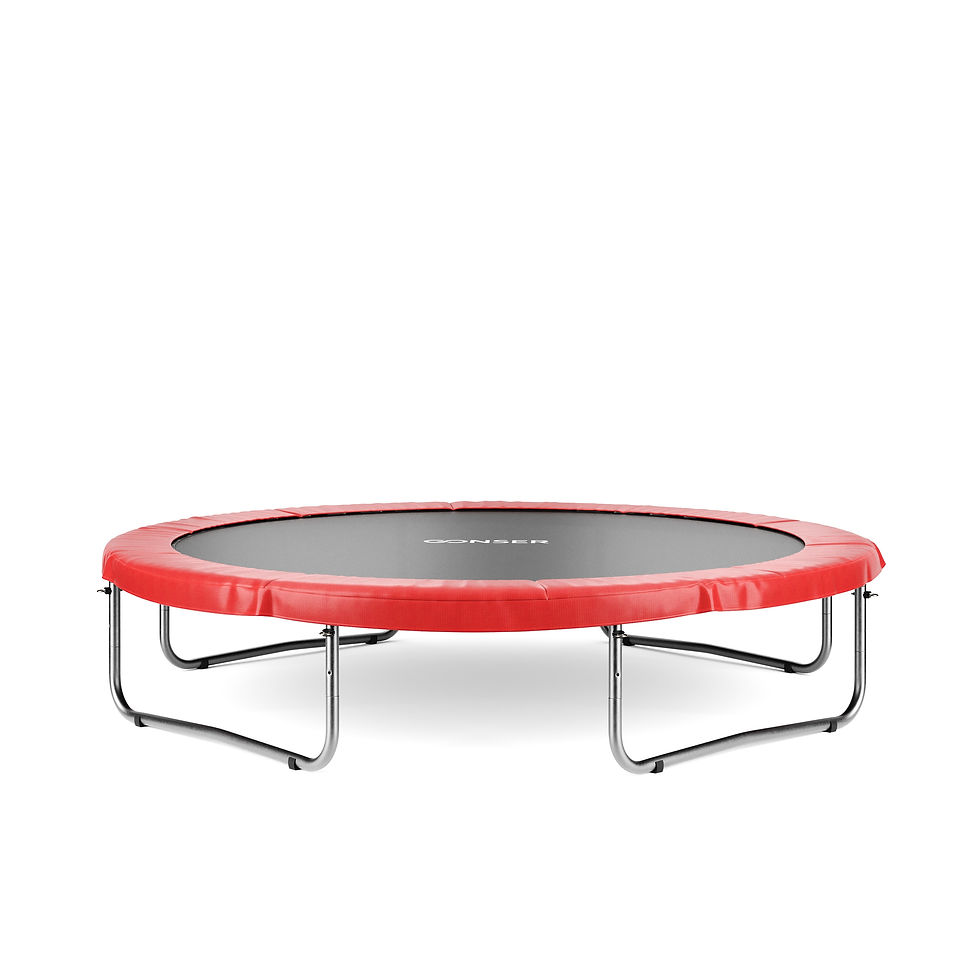 Miniaturbild: Gartentrampolin Komplett-Set Rot 335 cm