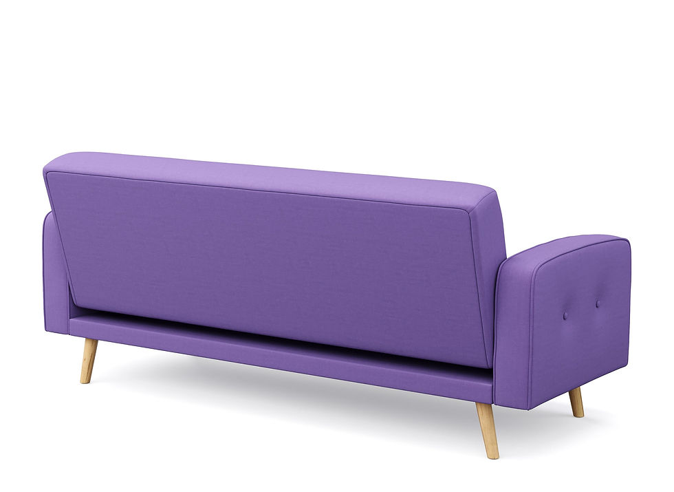 Miniaturbild: Rückansicht vom violetten SAIDY Sofa