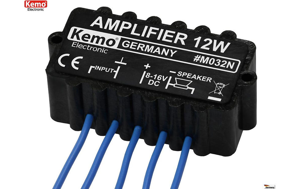 Miniaturbild: Kemo Verstärker M032N 12 W, universal, feuchtigkeitsfest