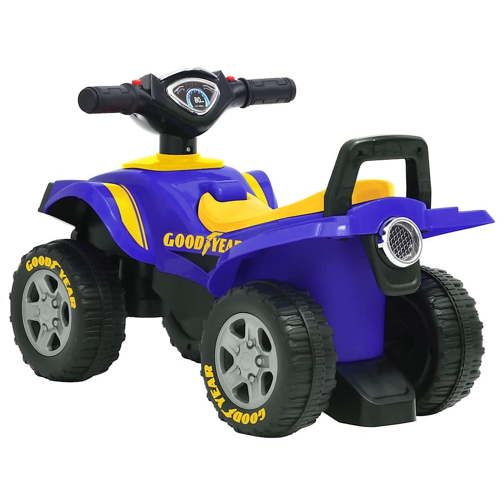 Miniaturbild: Aufsitz-Quad für Kinder Good Year Blau