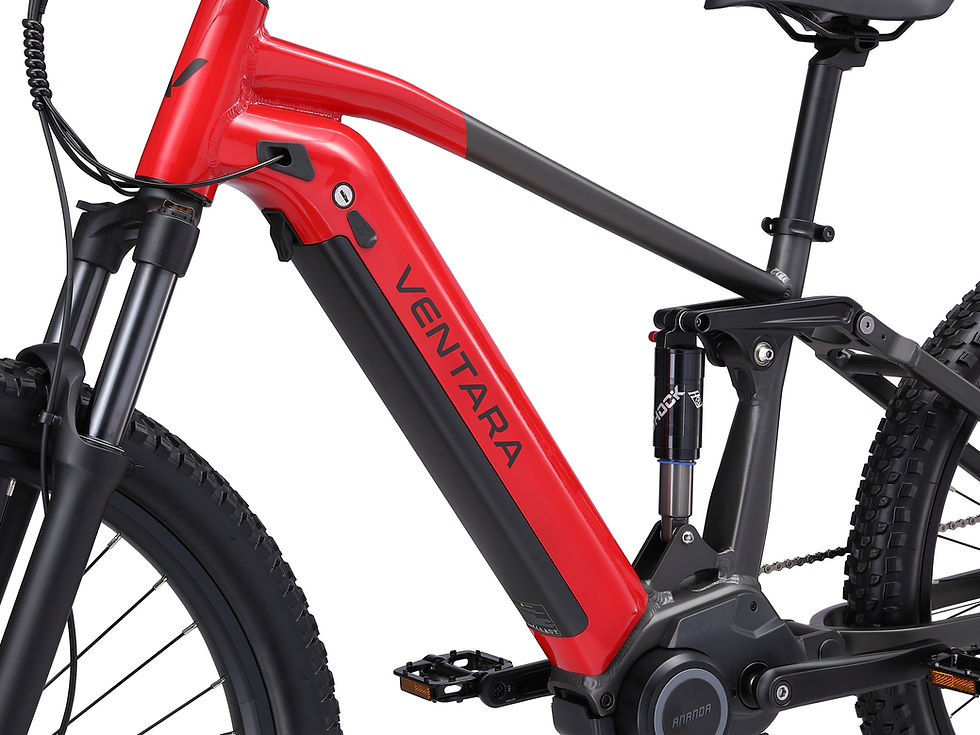 Miniaturbild: E-Bike Fully Mountainbike ROCA 27.5 Zoll Rot