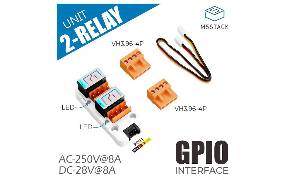 Miniaturbild: M5Stack Relais Modul 2-Kanal SPST