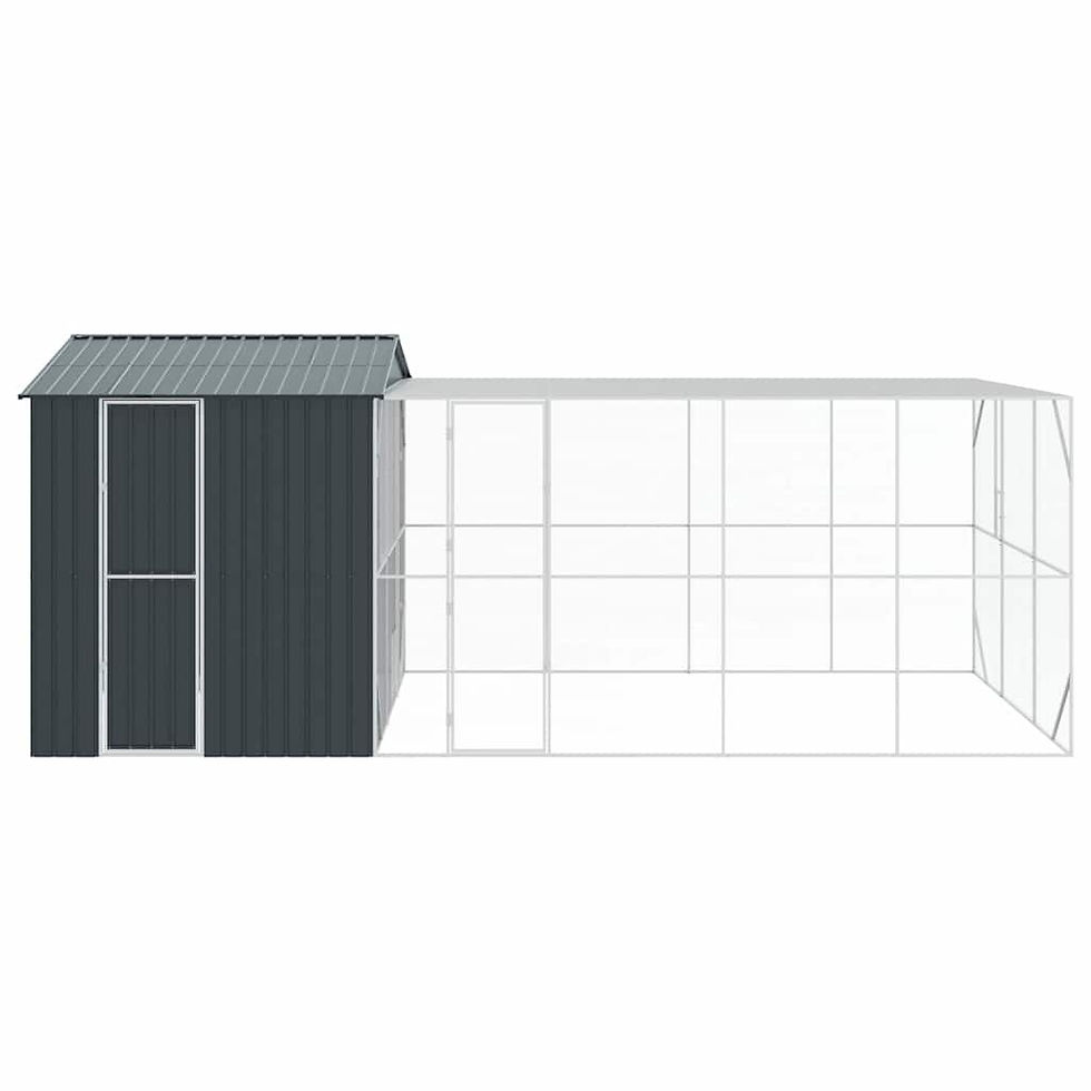 Miniaturbild: Vogelkäfig Anthrazit 635 x 304 x 247 cm Verzinkter Stahl