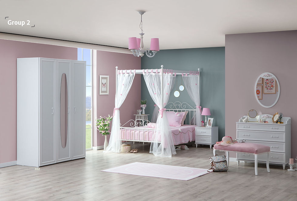 Miniaturbild: Romantischer Nachttisch für Mädchenzimmer