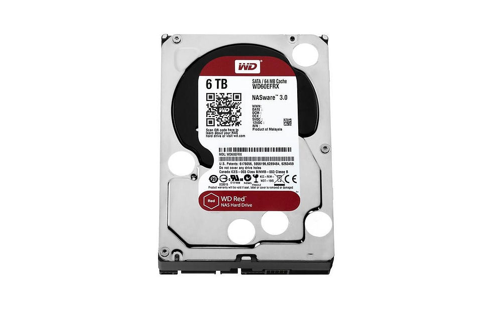 Miniaturbild: Western Digital Harddisk WD Red Plus 3.5 SATA 6 TB