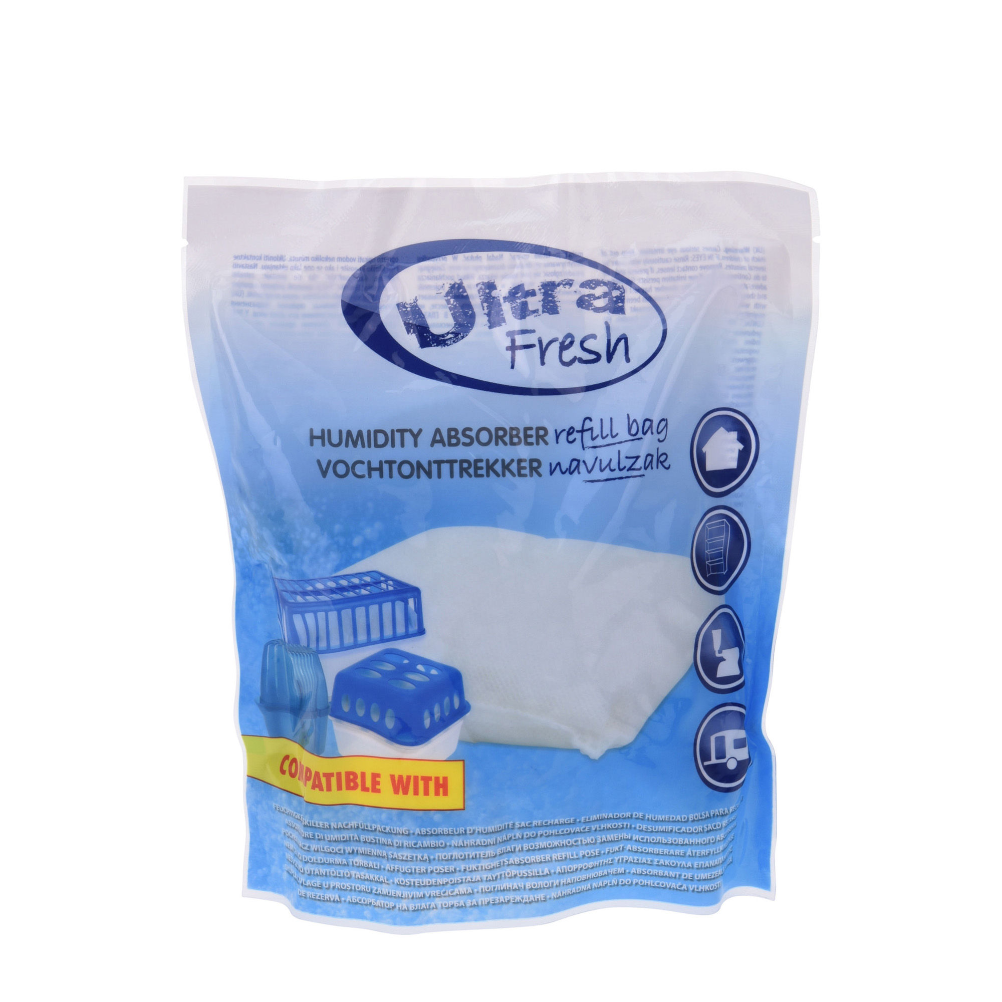 Ultra Fresh Entfeuchter-Granulat im 450-g-Nachfüllbeutel