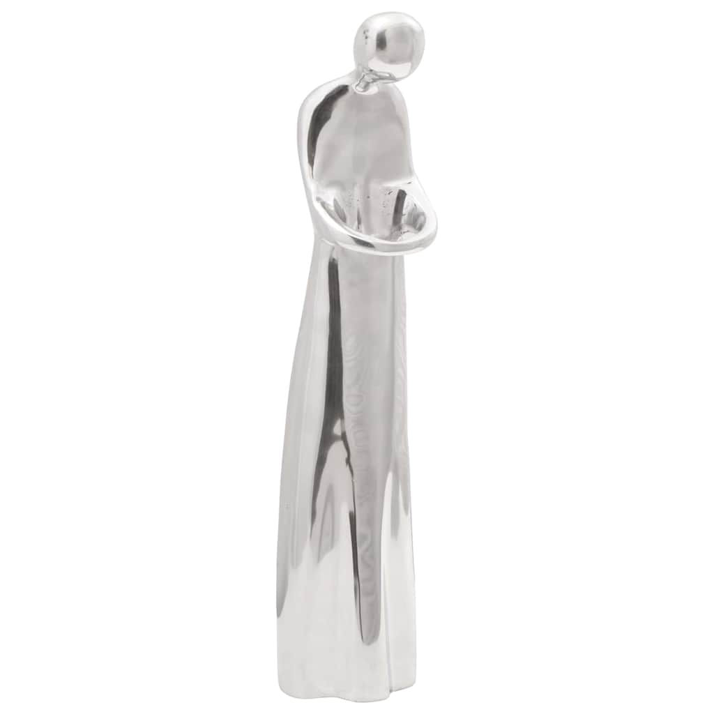 Skulptur Silber 10 x 16 x 49 cm Aluminium