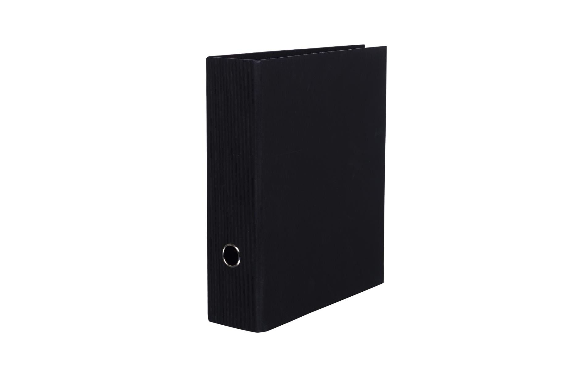 Rössler Ordner S.O.H.O. Schwarz 8.5 cm, Schwarz – mit Hebelmechanik, 8.5 cm