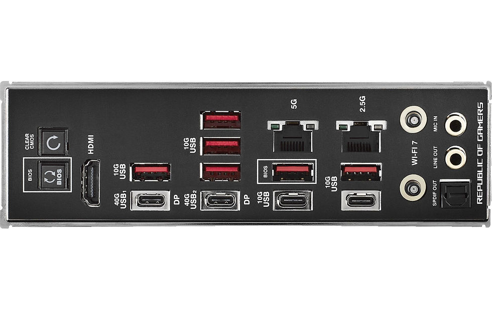 Miniaturbild: ASUS ROG Mainboard Crosshair X870E Hero – AMD X870E, 4x DDR5, PCI-E 5.0, WiFi 7