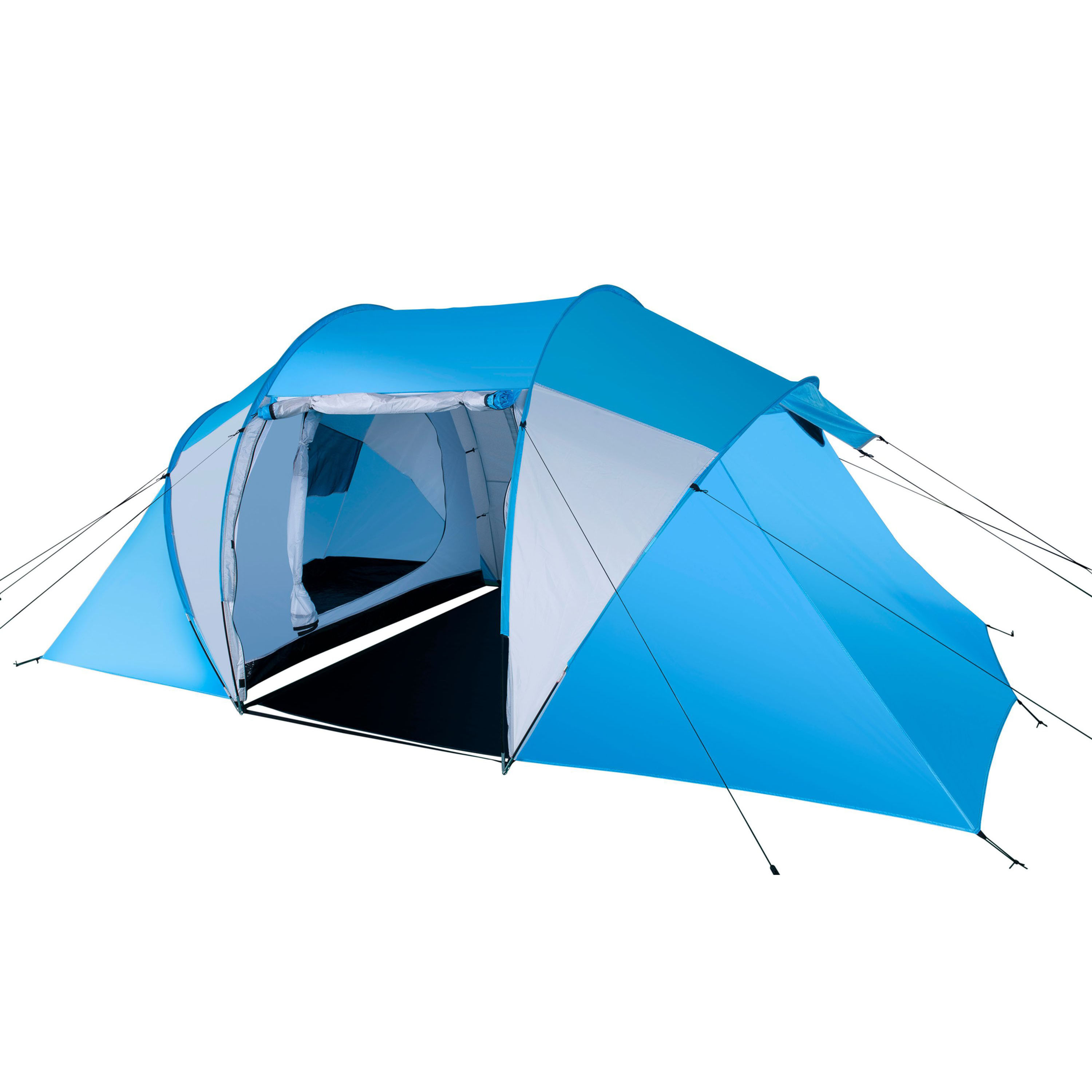 Campingzelt für 4 Personen blau