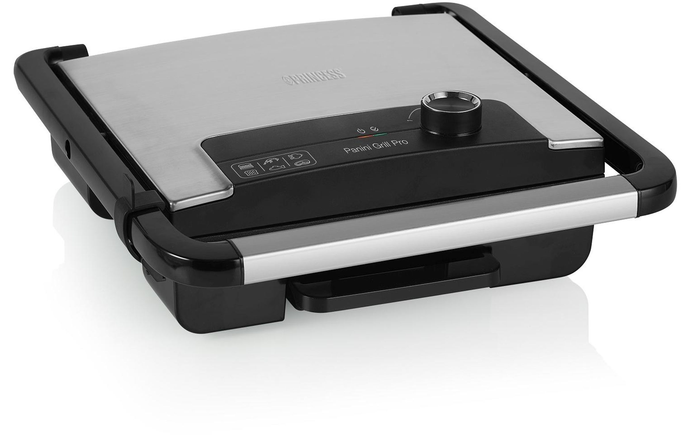 Princess Kontaktgrill Panini-Grill Pro 2000 W – 2000W, 30x27cm Grillfläche