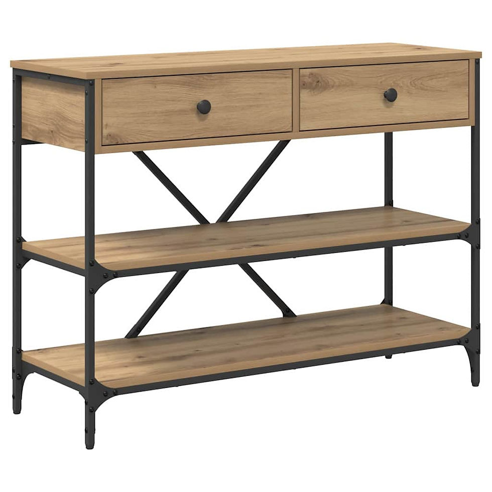 Miniaturbild: Konsolentisch Braun 100 x 34,5 x 75 cm Holz