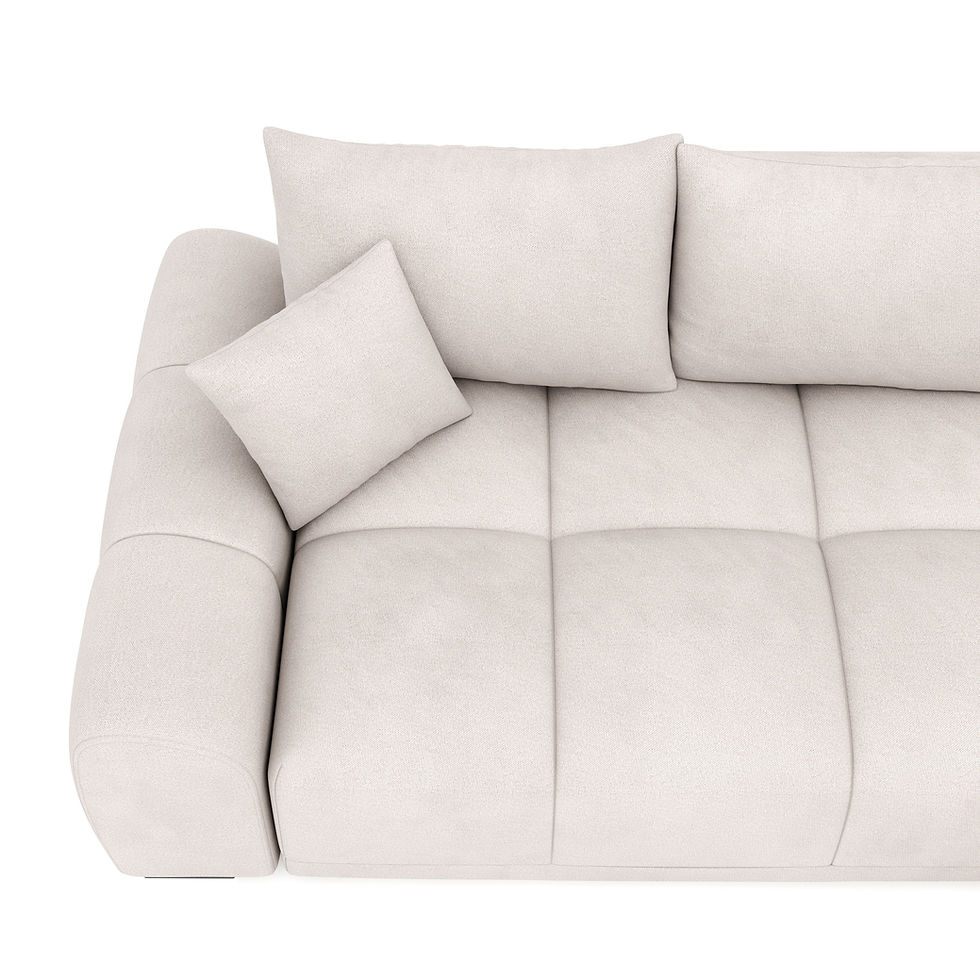 Miniaturbild: TRAVIS Ecksofa mit Schlaffunktion rechts Beige