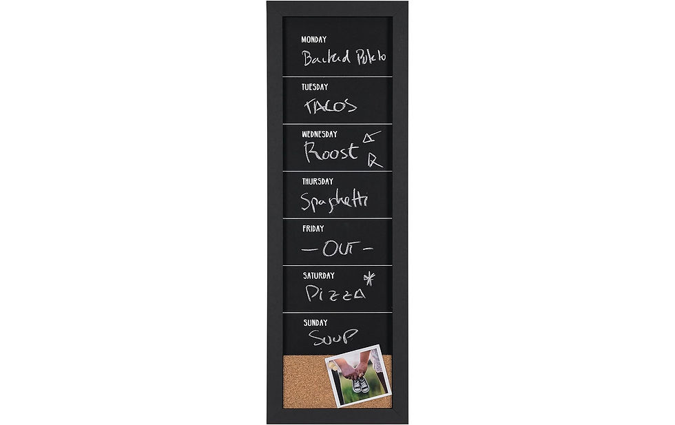 Miniaturbild: Bi-Office Minikreidetafel Wochenplaner 90 x 30 cm – 90x30cm