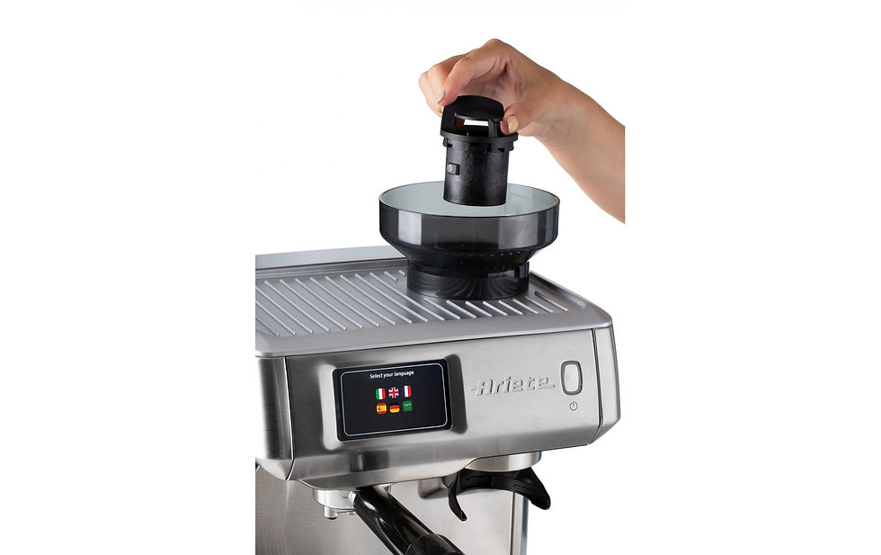 Miniaturbild: Ariete Siebträgermaschine ARI-1312 Silber – 15Bar, 5 Filter, 1660W